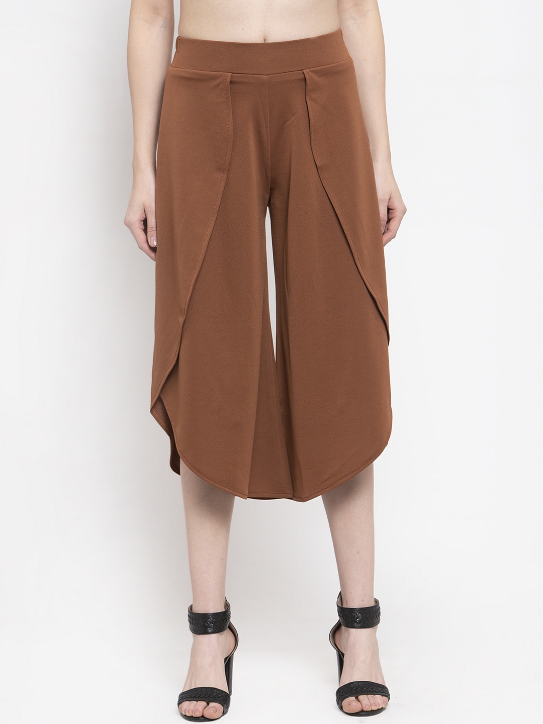 

Westwood Women Brown Relaxed Regular Fit Solid Culottes