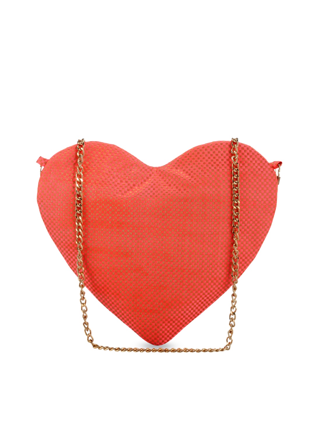 

Tarini Nirula Orange Textured Clutch