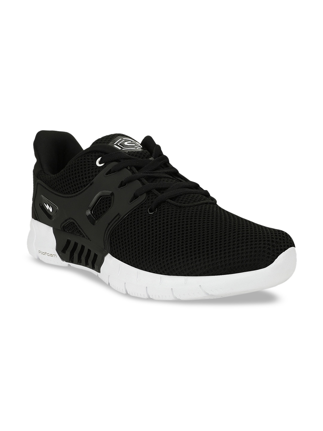 

Campus Men Black Solid Running Shoes