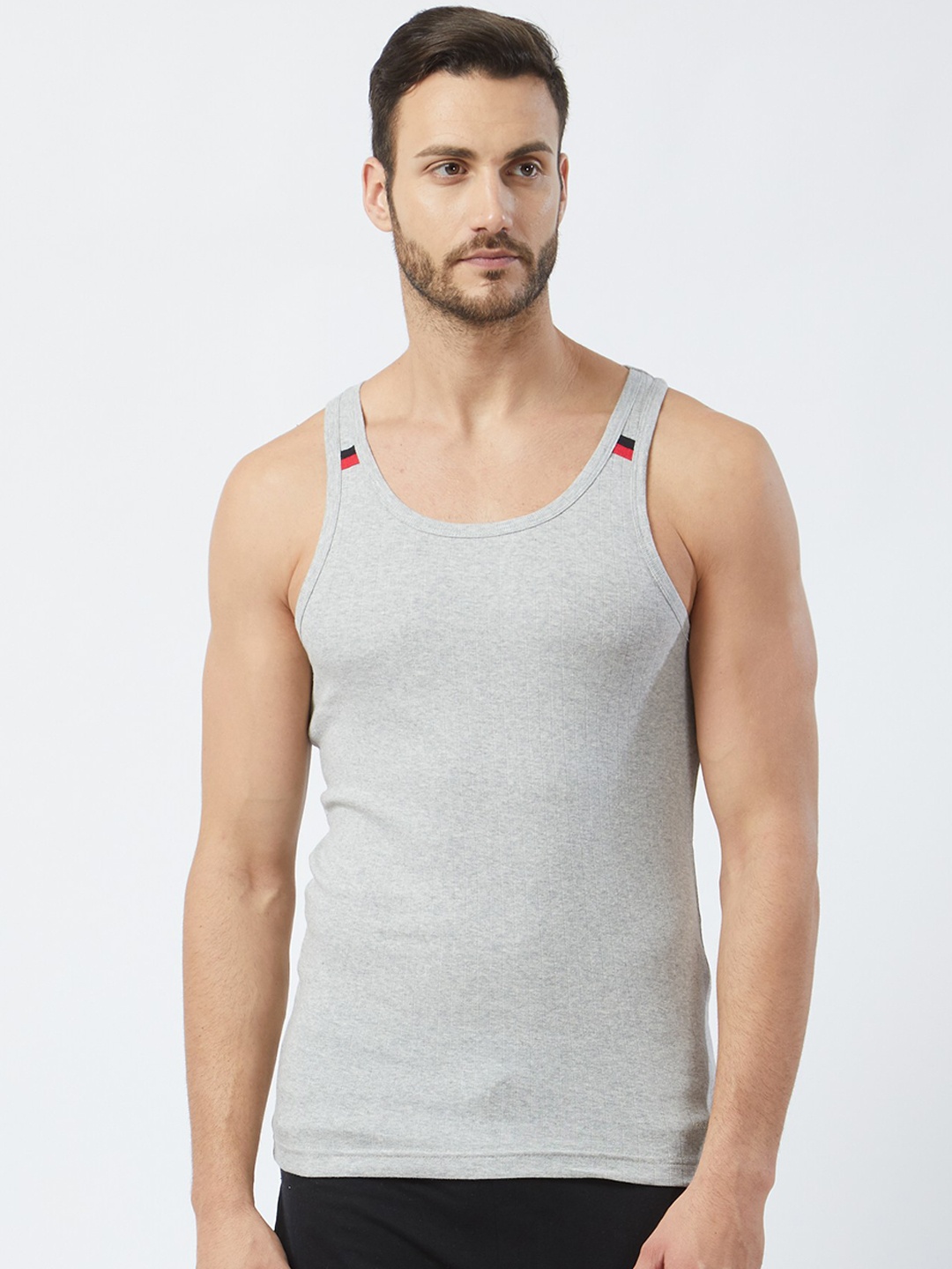 

Fruit of the loom Men Pure Cotton Innerwear Vest MFV03-N-A1S3, Grey
