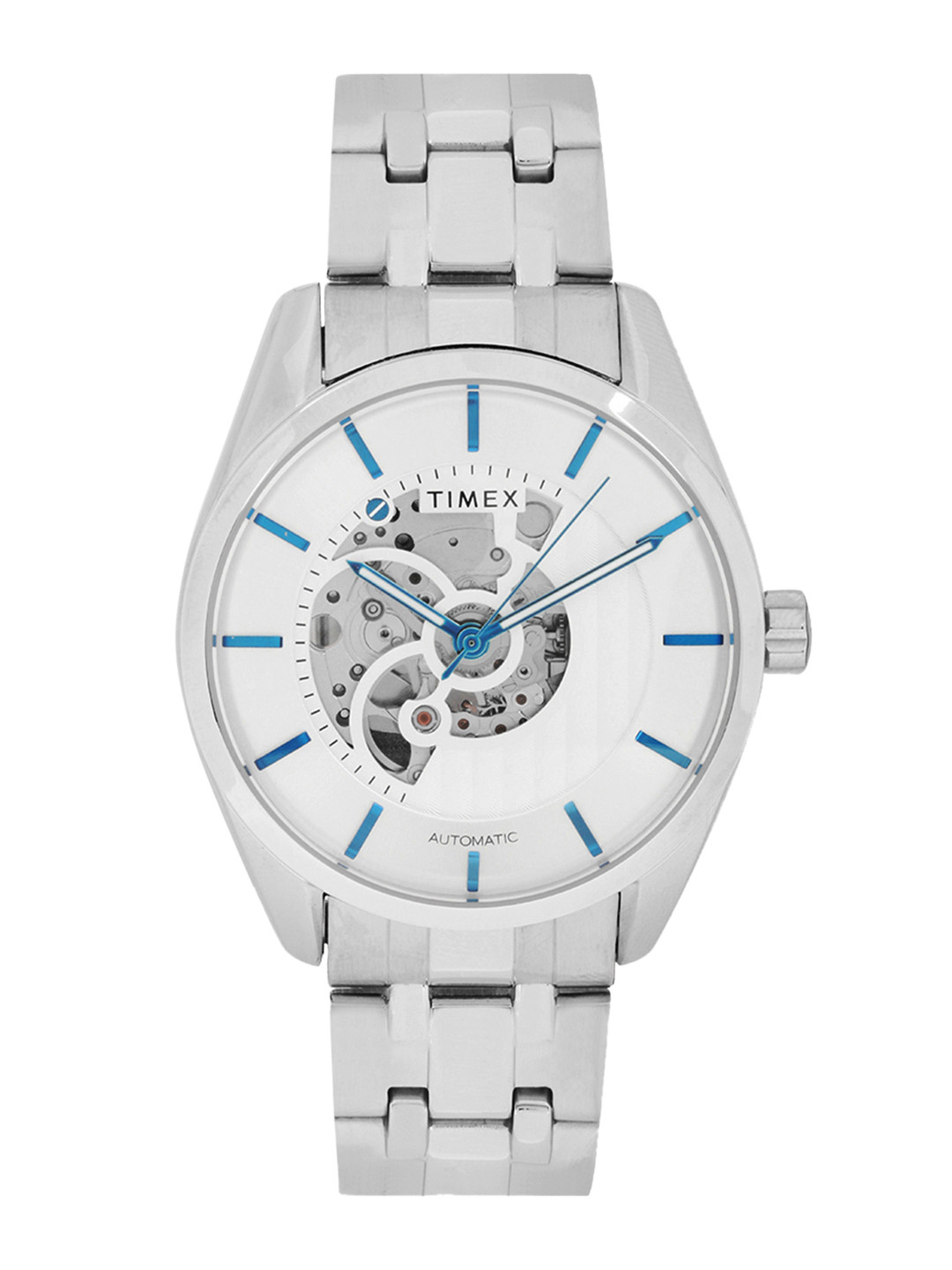 

Timex Men Silver-Toned Automatic Analogue Watch - TWEG17500