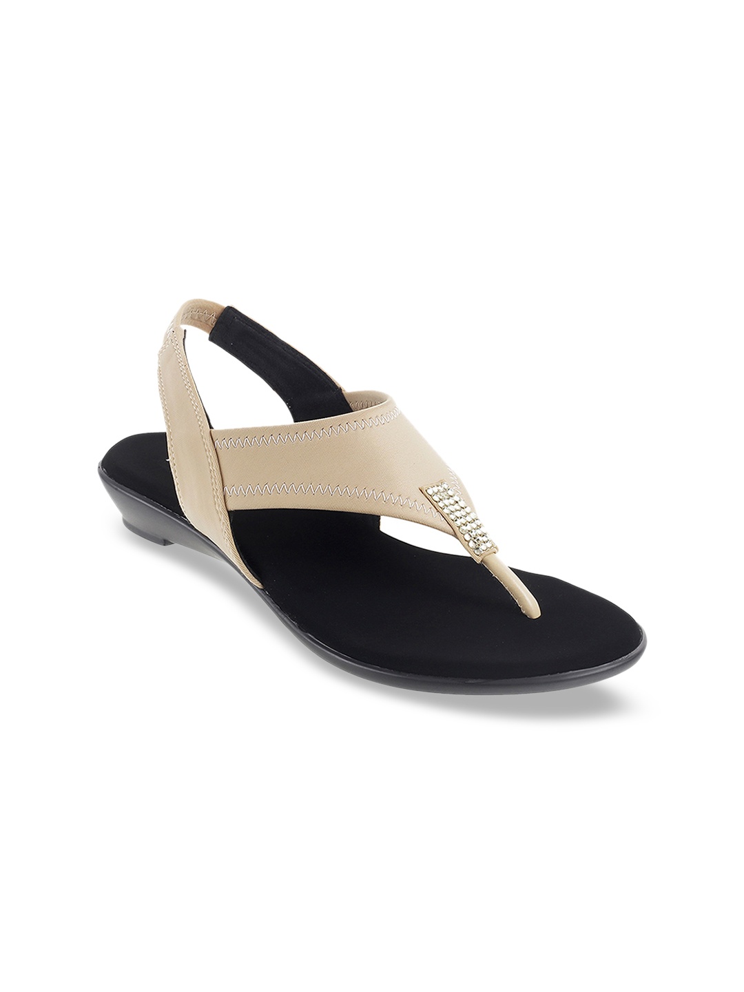 

Metro Women Beige Embellished Heels
