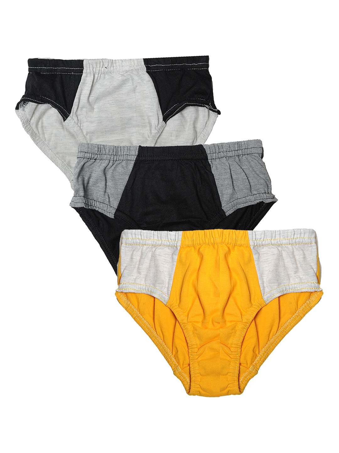 

TINY HUG Boys Pack of 3 Assorted Basic Briefs