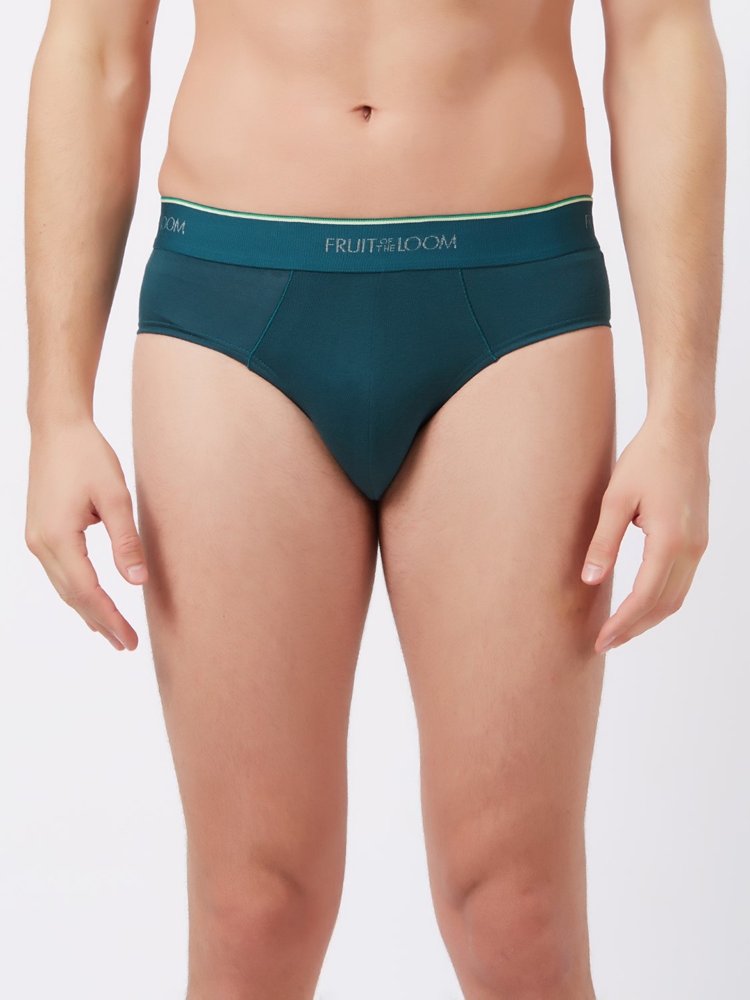 

Fruit of the loom Men Green Solid Hip Briefs MHB06-N-A1S4
