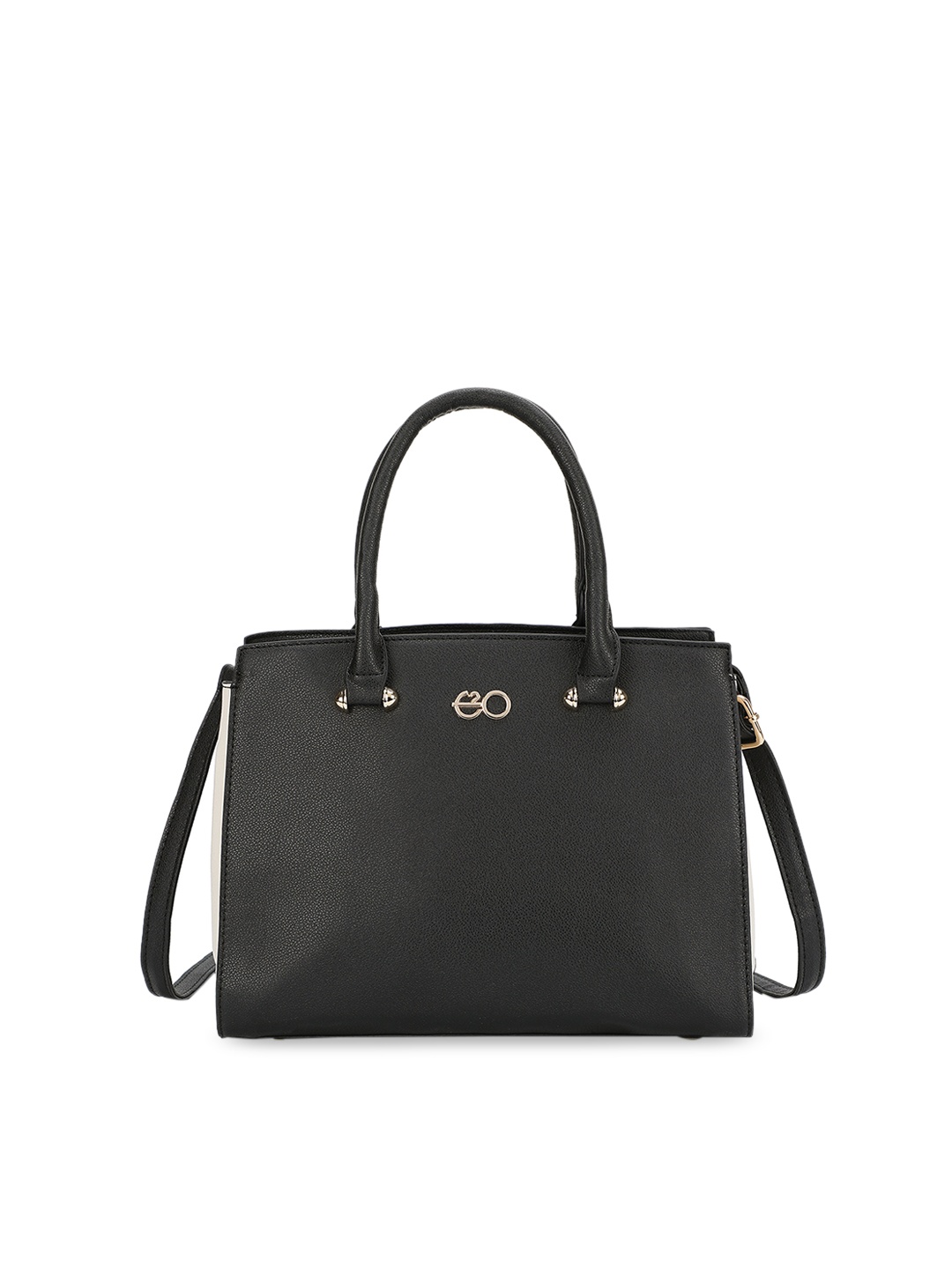 

E2O Black Solid Handheld Bag