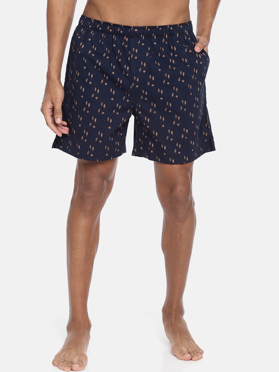 

Fruit of the loom Men Blue Printed Pure Cotton Boxers MBS03-A1P3