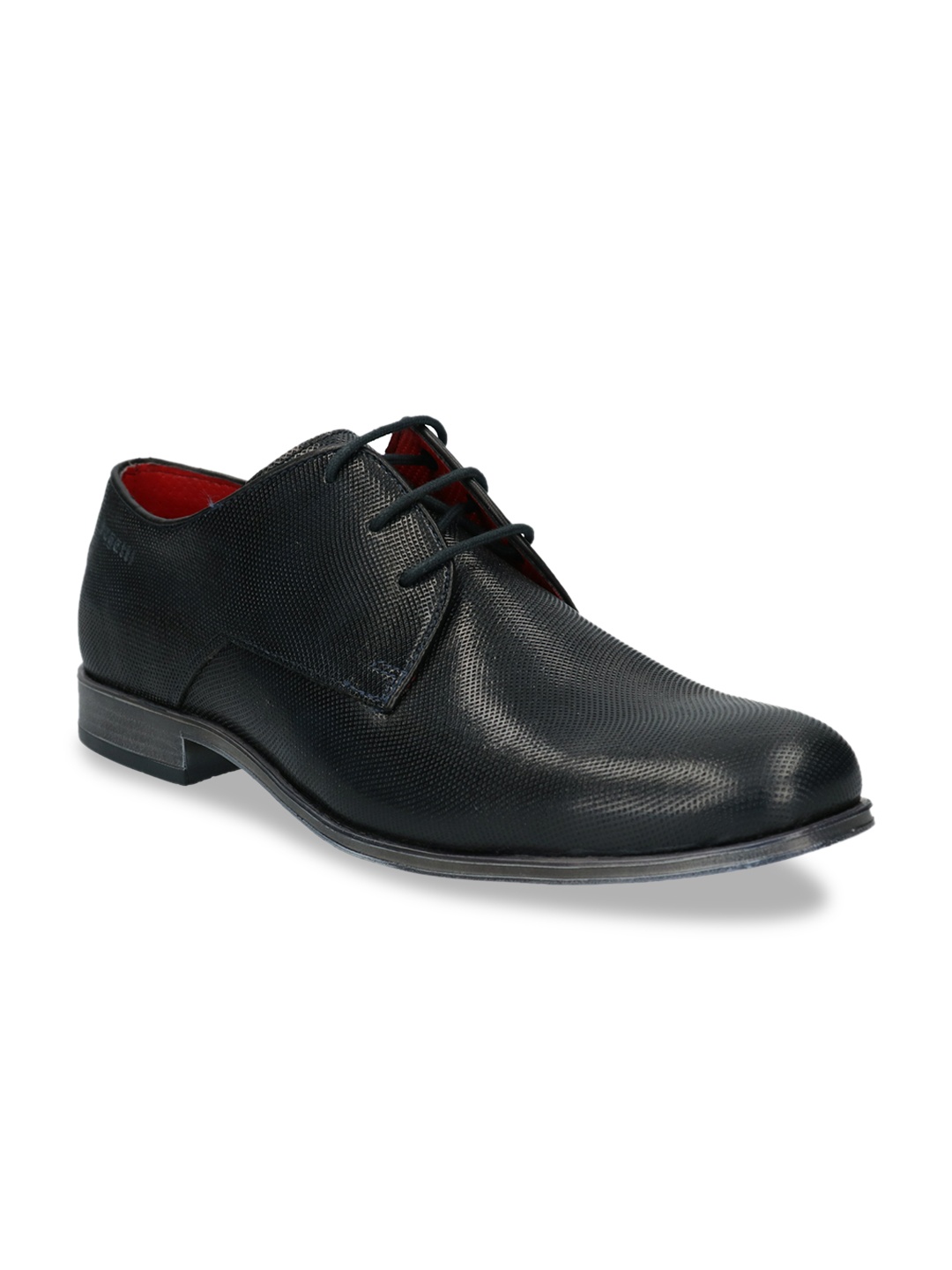 

Bugatti Laurentinus Men Blue Textured Leather Formal Derbys