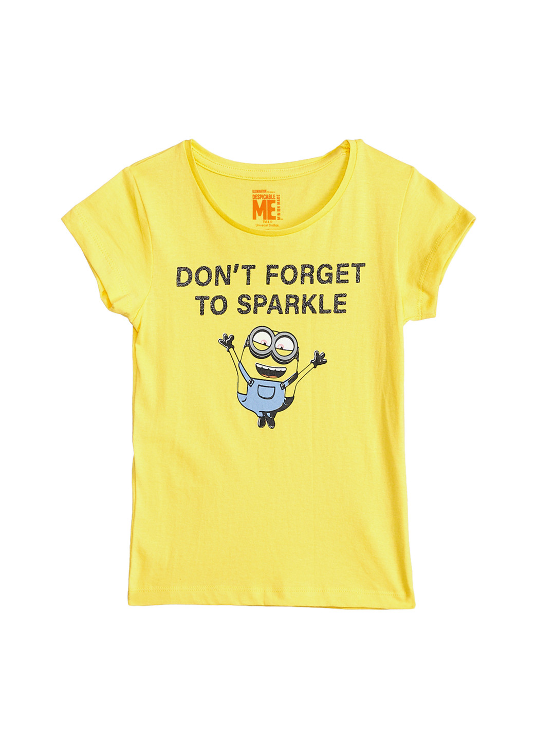 

Kids Ville Minions featured Yellow Tshirt for Girls