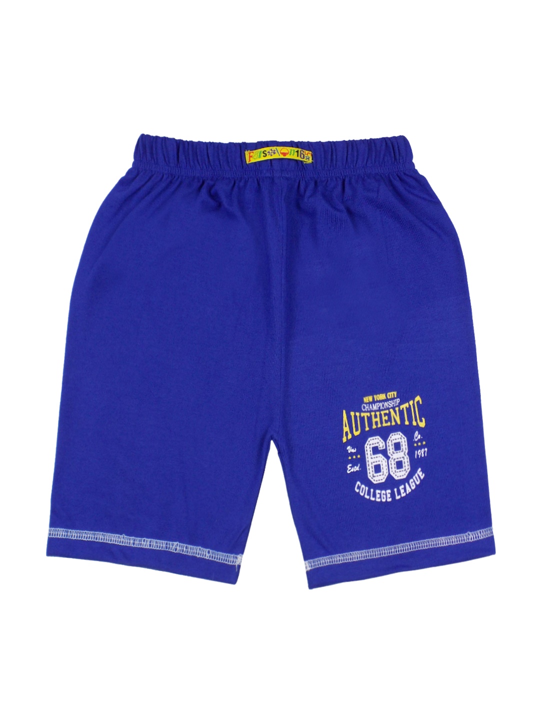 

SWEET ANGEL Girls Blue Printed Regular Fit Regular Shorts