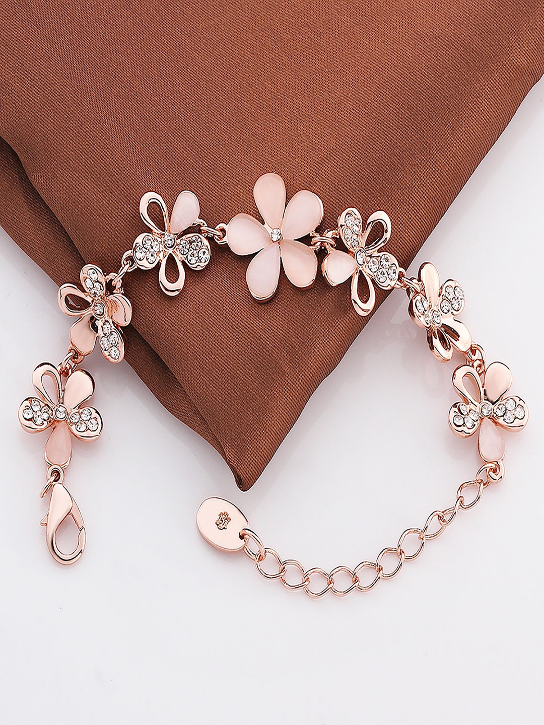 

AQUASTREET 18 KT Rose Gold-Plated Charm Bracelet