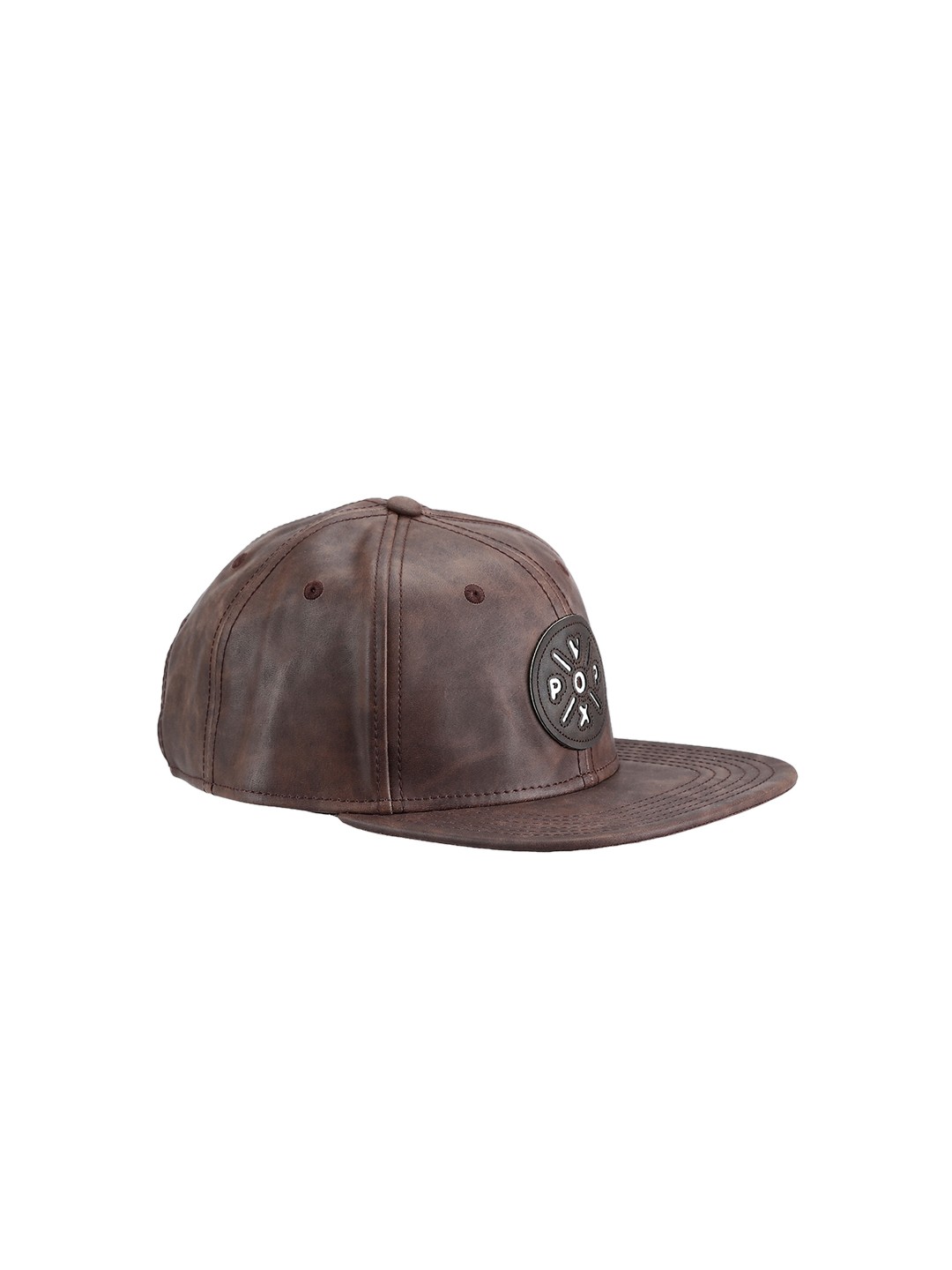 

Free Authority Men Brown Printed Baseball Cap