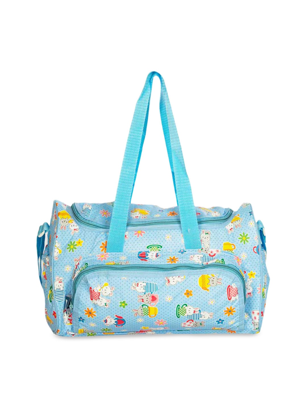 

MeeMee Infant Printed Multi-Functional Diaper Bag, Blue