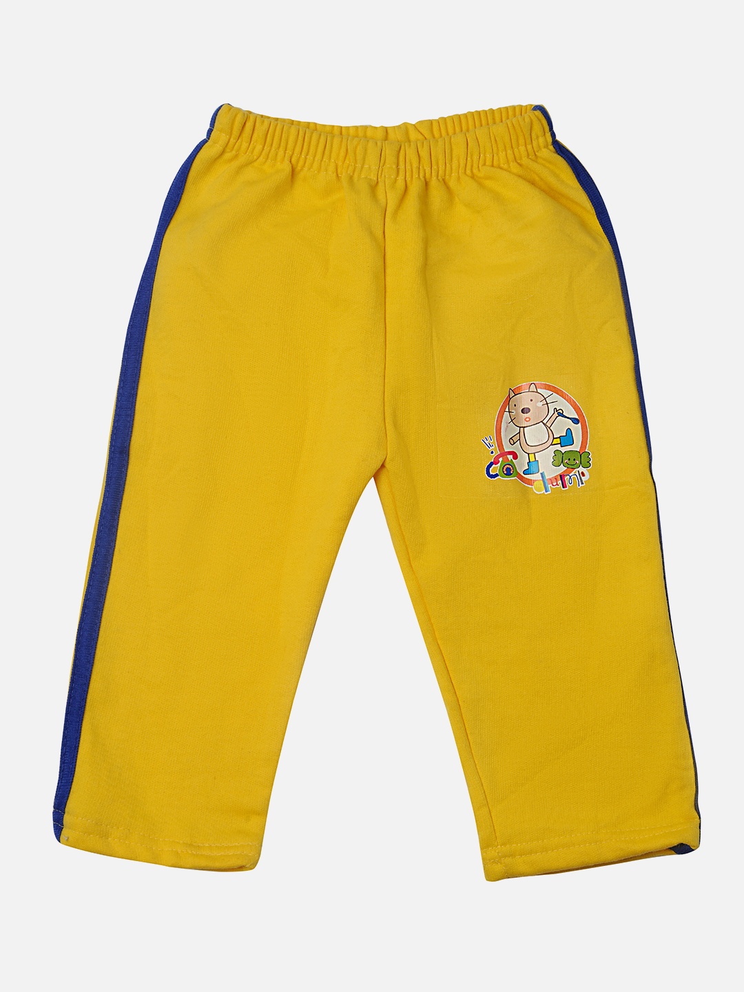 

TINY HUG Infant Boys Yellow Printed Lounge Pants