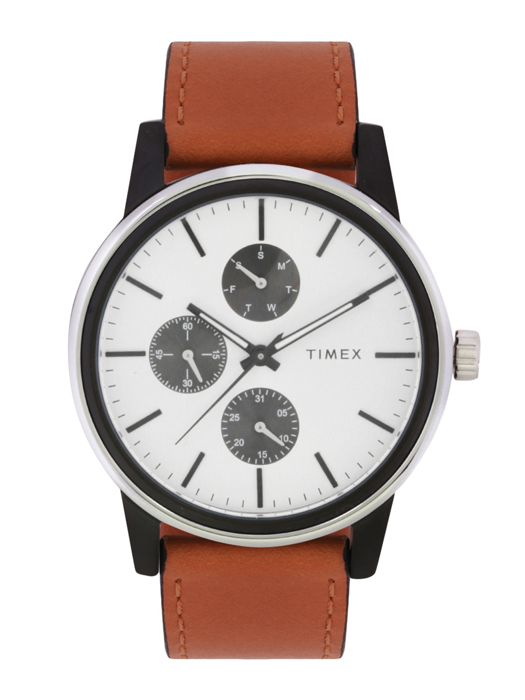 Timex Men Silver-Toned Multifunction Analogue Watch - TWEG18901, White