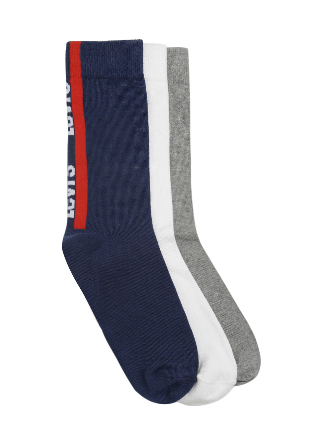 

Levis Men Pack of 3 Assorted Ankle-Length Socks