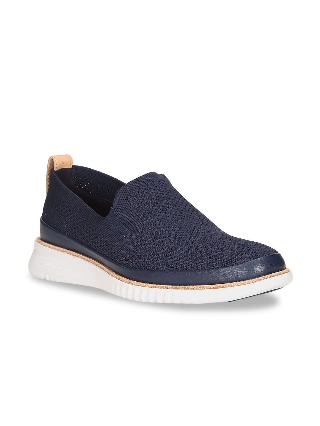 

Cole Haan Men Navy Blue 2.ZeroGrand Stitchlite Slip-On Sneakers