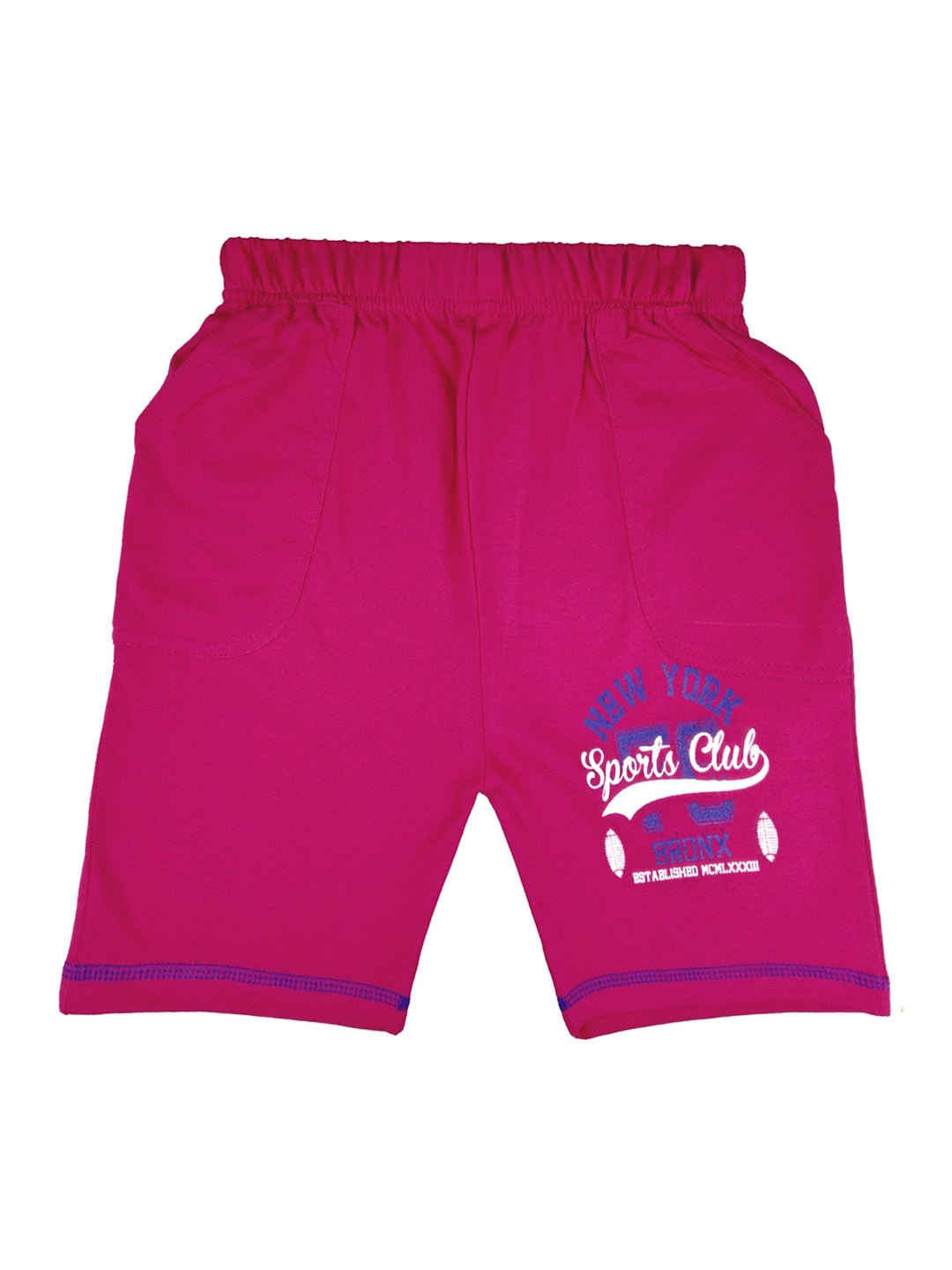 

SWEET ANGEL Girls Pink Printed Regular Fit Regular Shorts