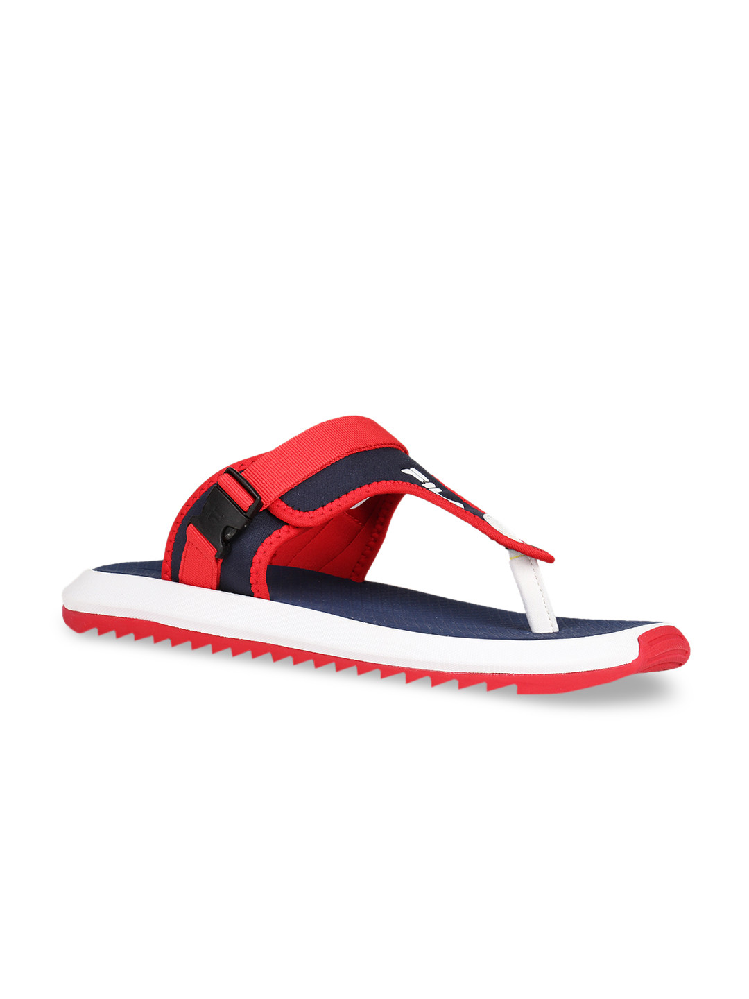 

FILA Men Red & Blue NAVOTRO Comfort Sandals