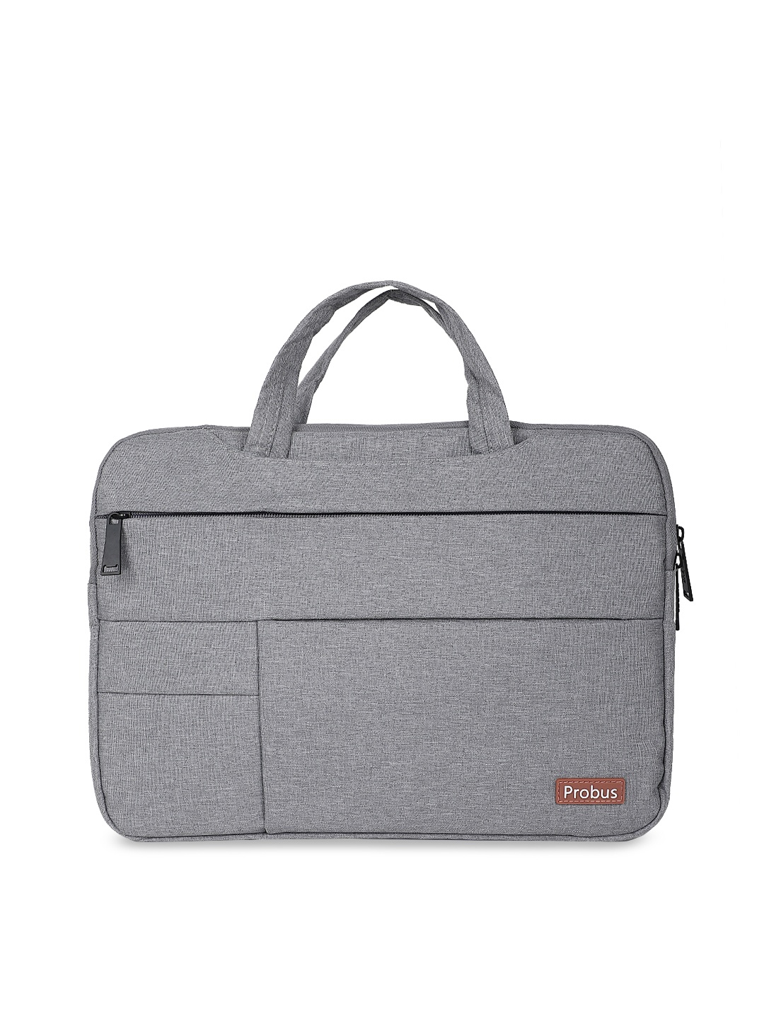 

PROBUS Unisex Grey Solid 15.6 inches Laptop Bag