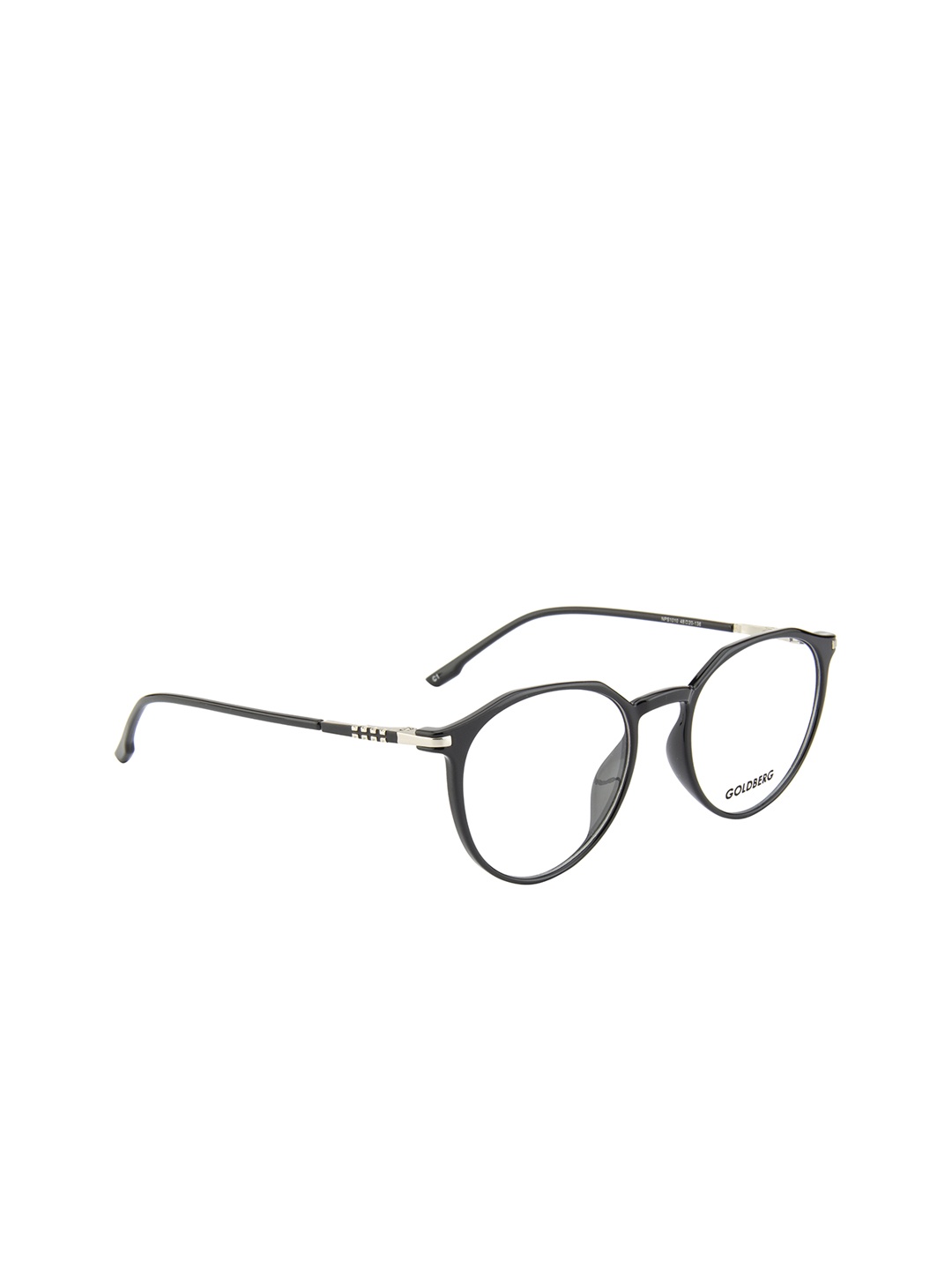 

Gold Berg Unisex Black Solid Full Rim Oval Frames GB-NSP1010_C1