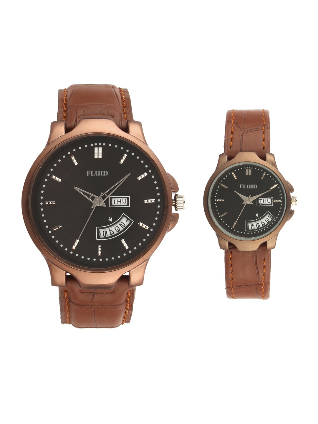 

FLUID Unisex Black Couple Watch Gift Set FLW-773PR-BK01