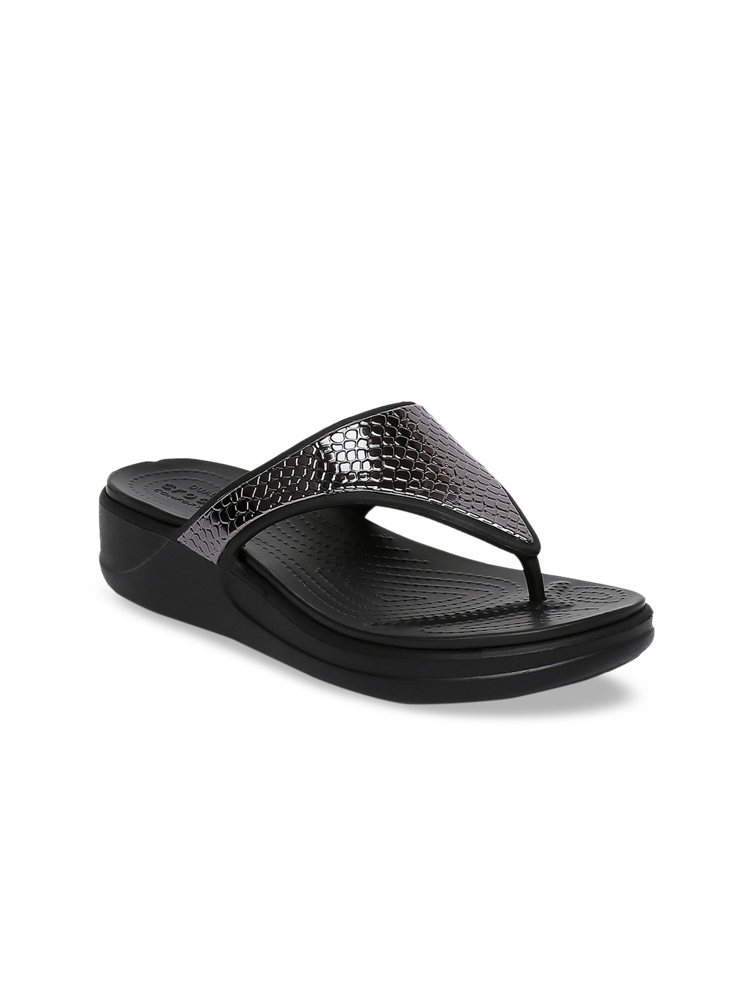 

Crocs Women Grey Monterey Embellished Heels