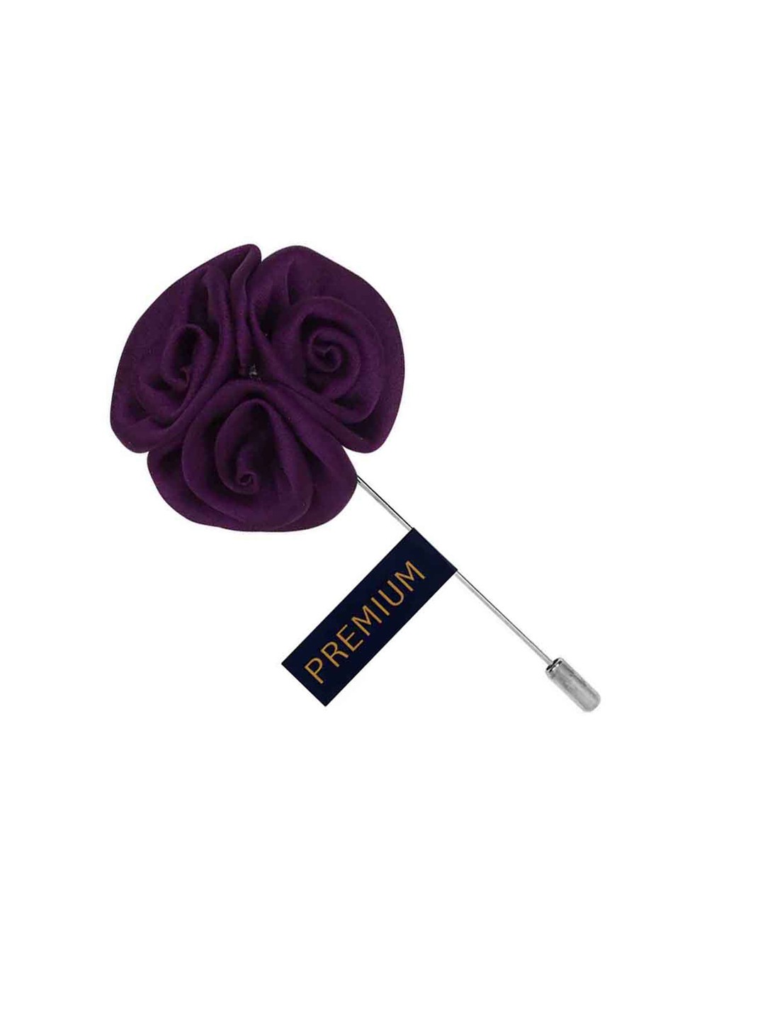 

PELUCHE Unisex Purple Ranunculus Flower-Shaped Brooch Lapel Pin