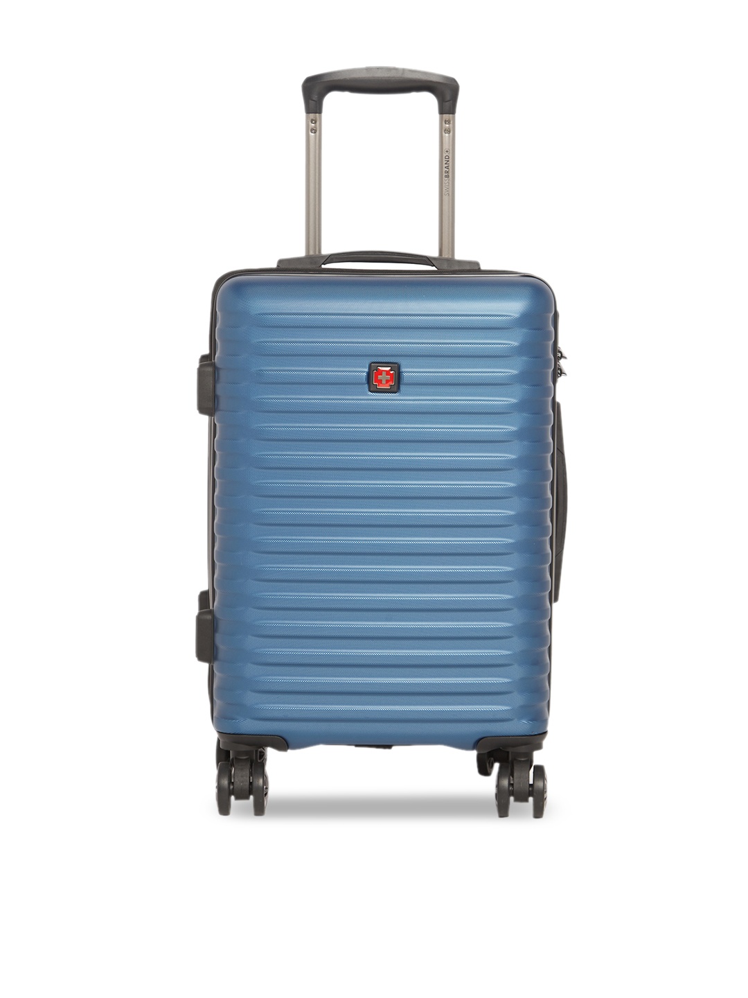 SWISSBRAND DUBLIN Range Navy 20" Cabin Hard Trolley Bag, Navy blue