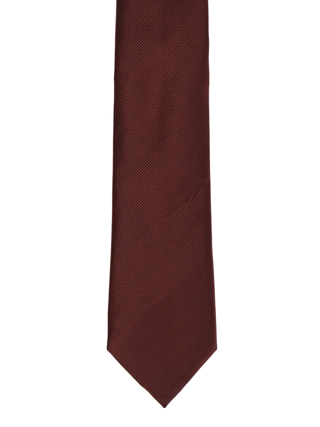Calvadoss Men Brown Solid Broad Tie