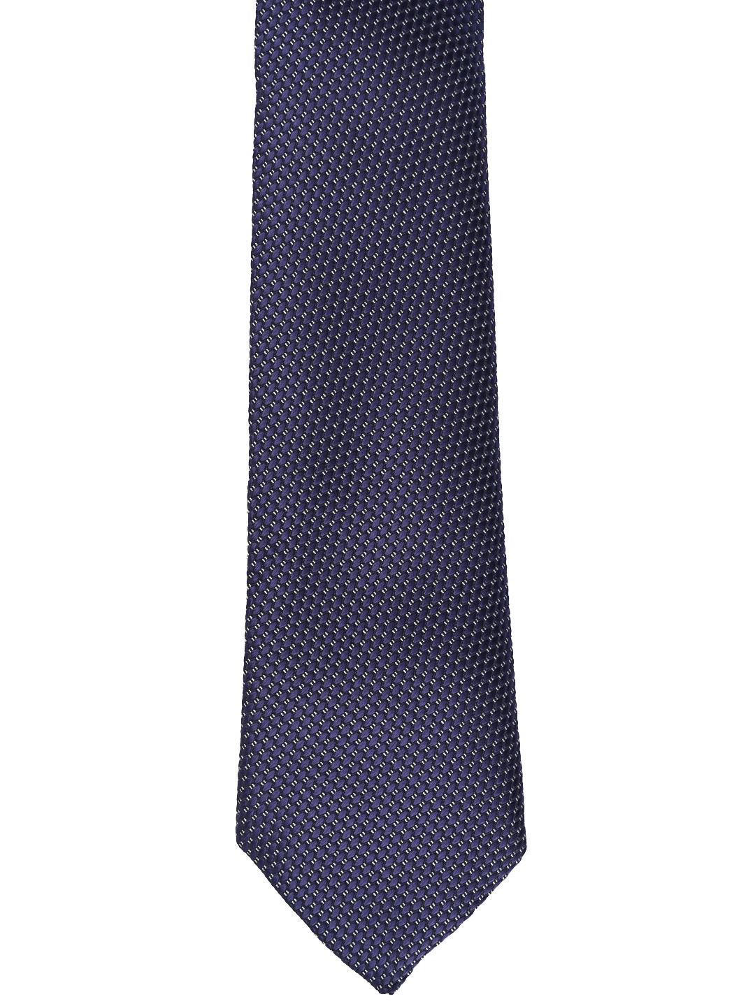 

Calvadoss Men Blue & White Woven Design Broad Tie