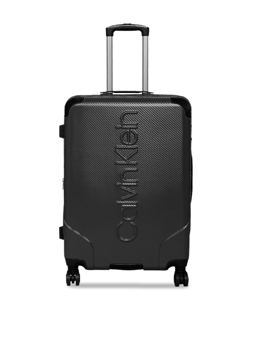 

Calvin Klein Unisex Black Solid Obsessed Large Luggage Trolley