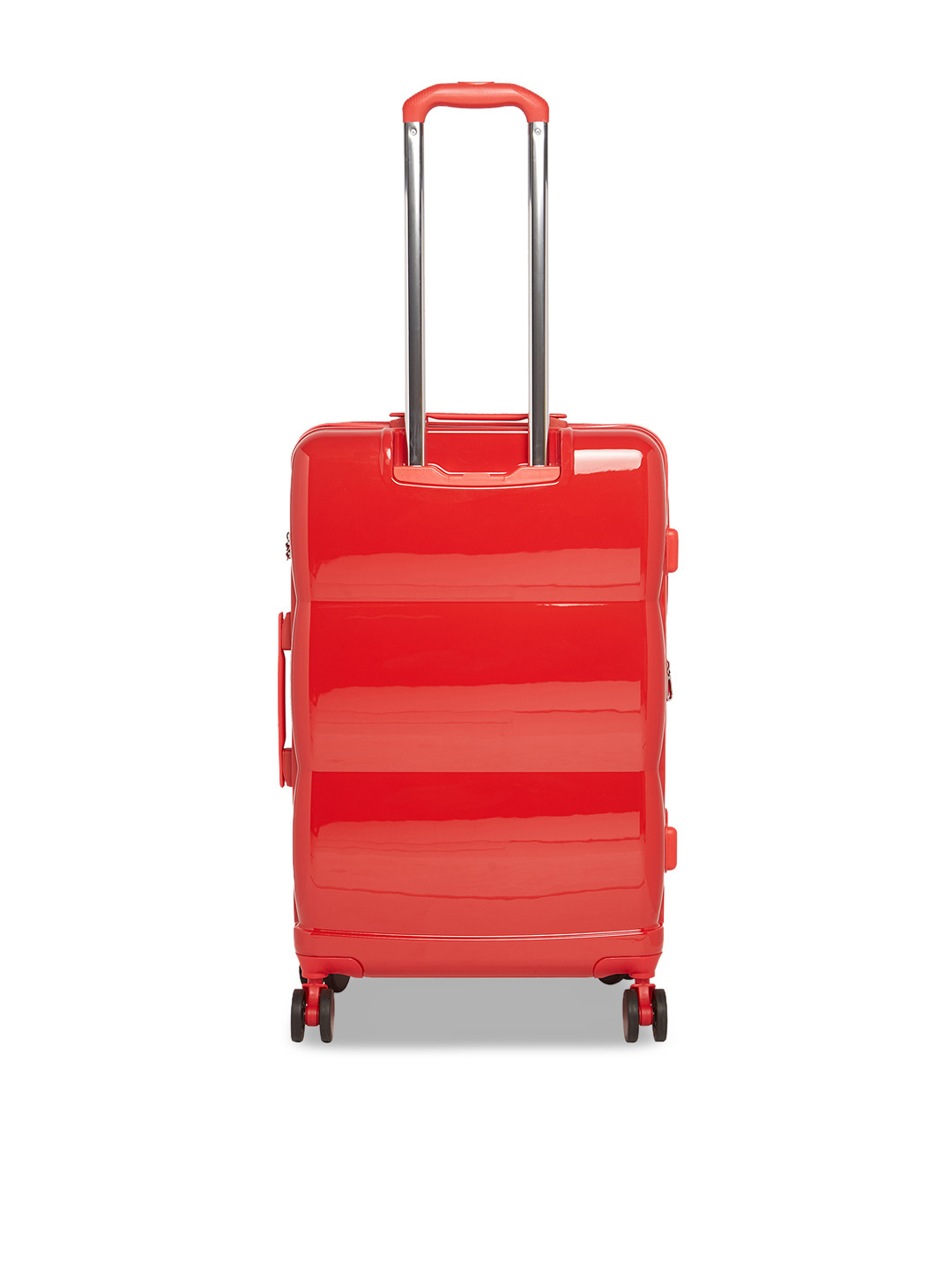

Calvin Klein Unisex Red Solid Down To Fly Hard-Sided Medium Trolley Suitcase