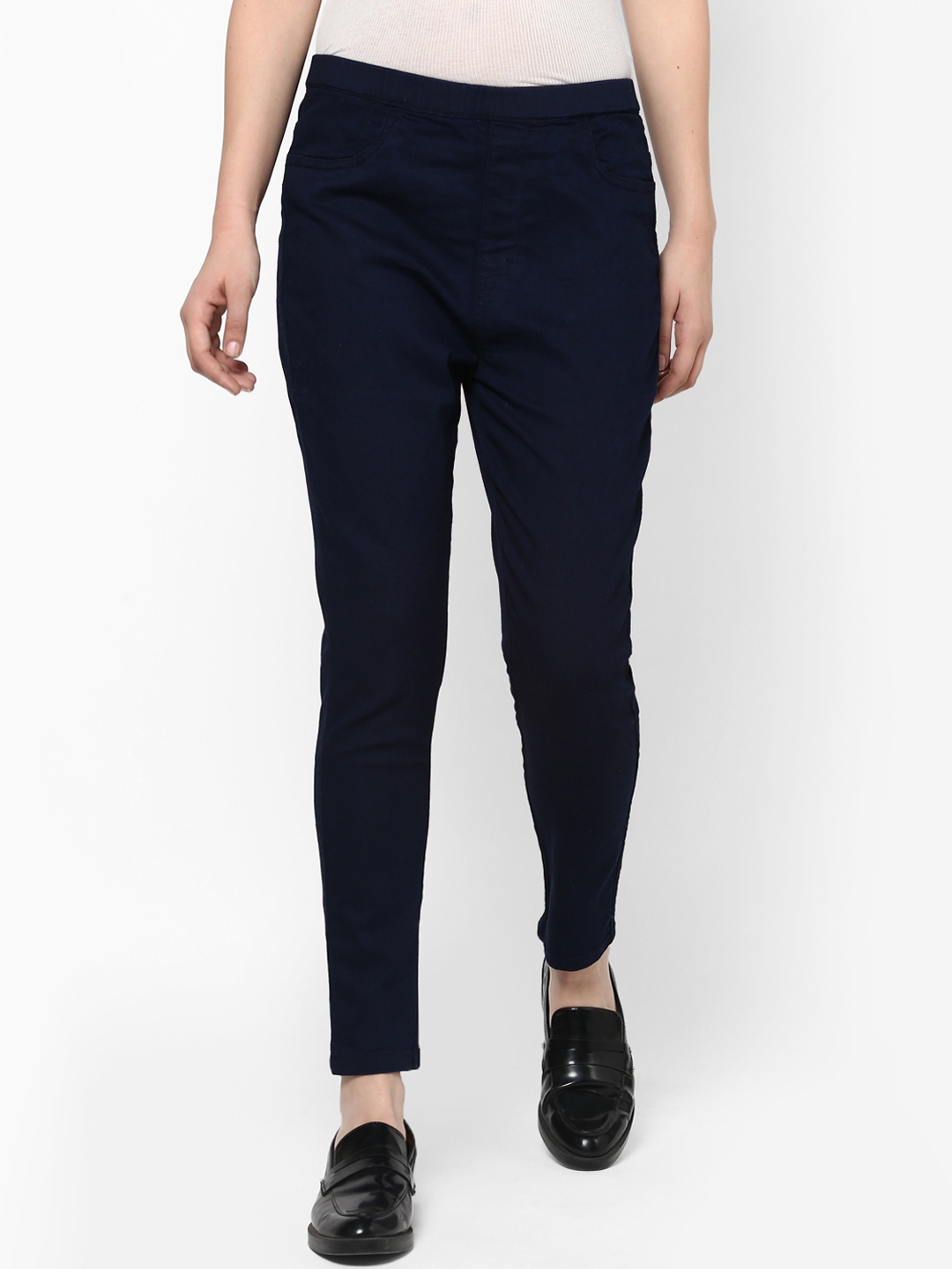 

Urbano Fashion Women Blue Skinny Fit Jeggings, Navy blue