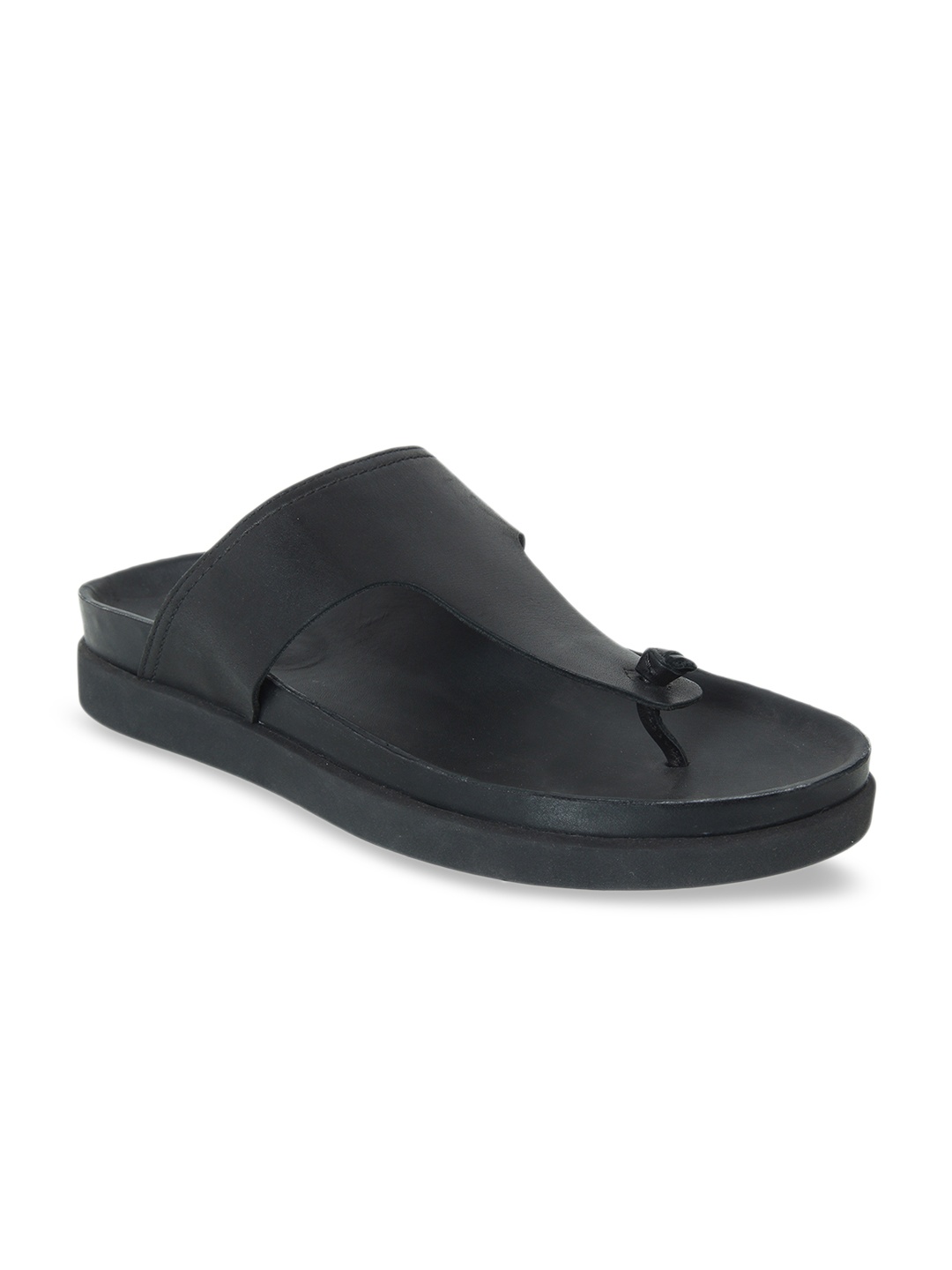 

Clarks Men Black Leather Sandals