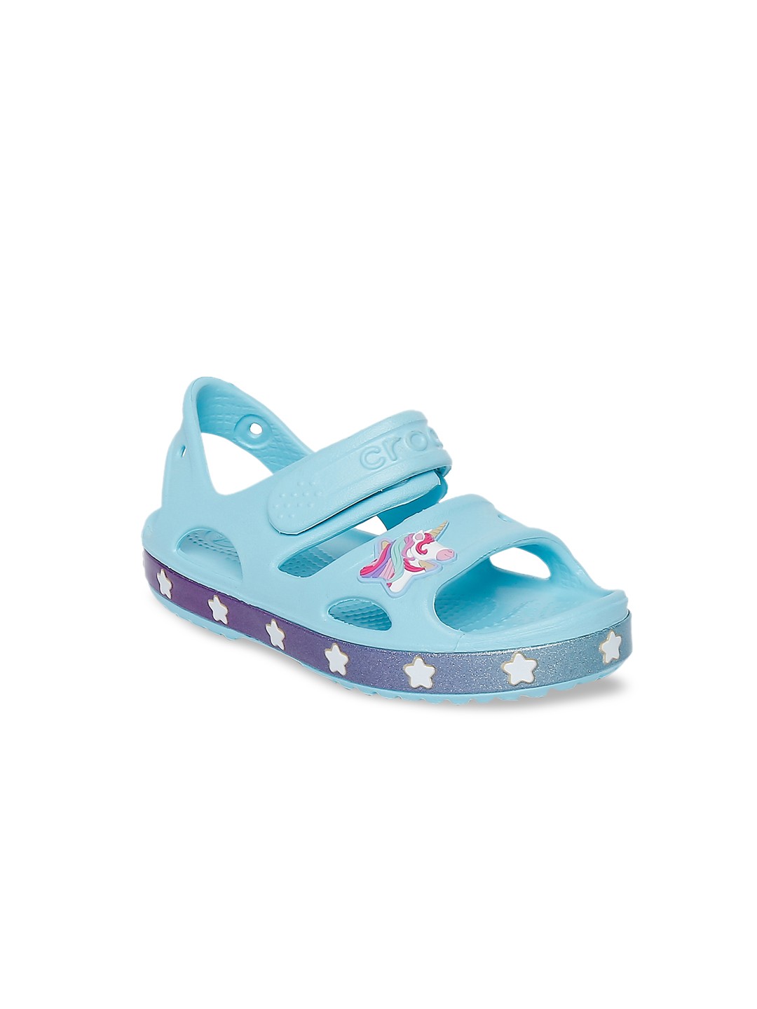 

Crocs Funlab Girls Blue Solid Open Toe Flats