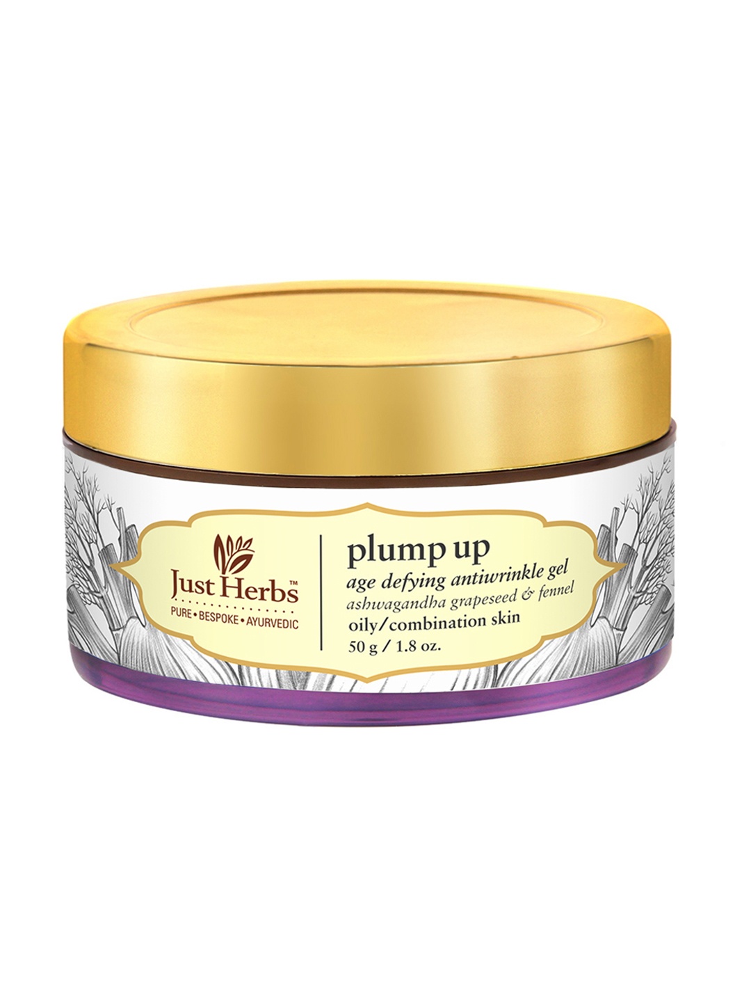 

Just Herbs Unisex Plum Up Anti-Ageing Gel 50 g, Na