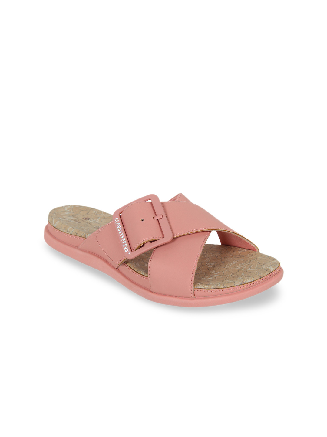 

Clarks Women Pink Solid Open Toe Flats