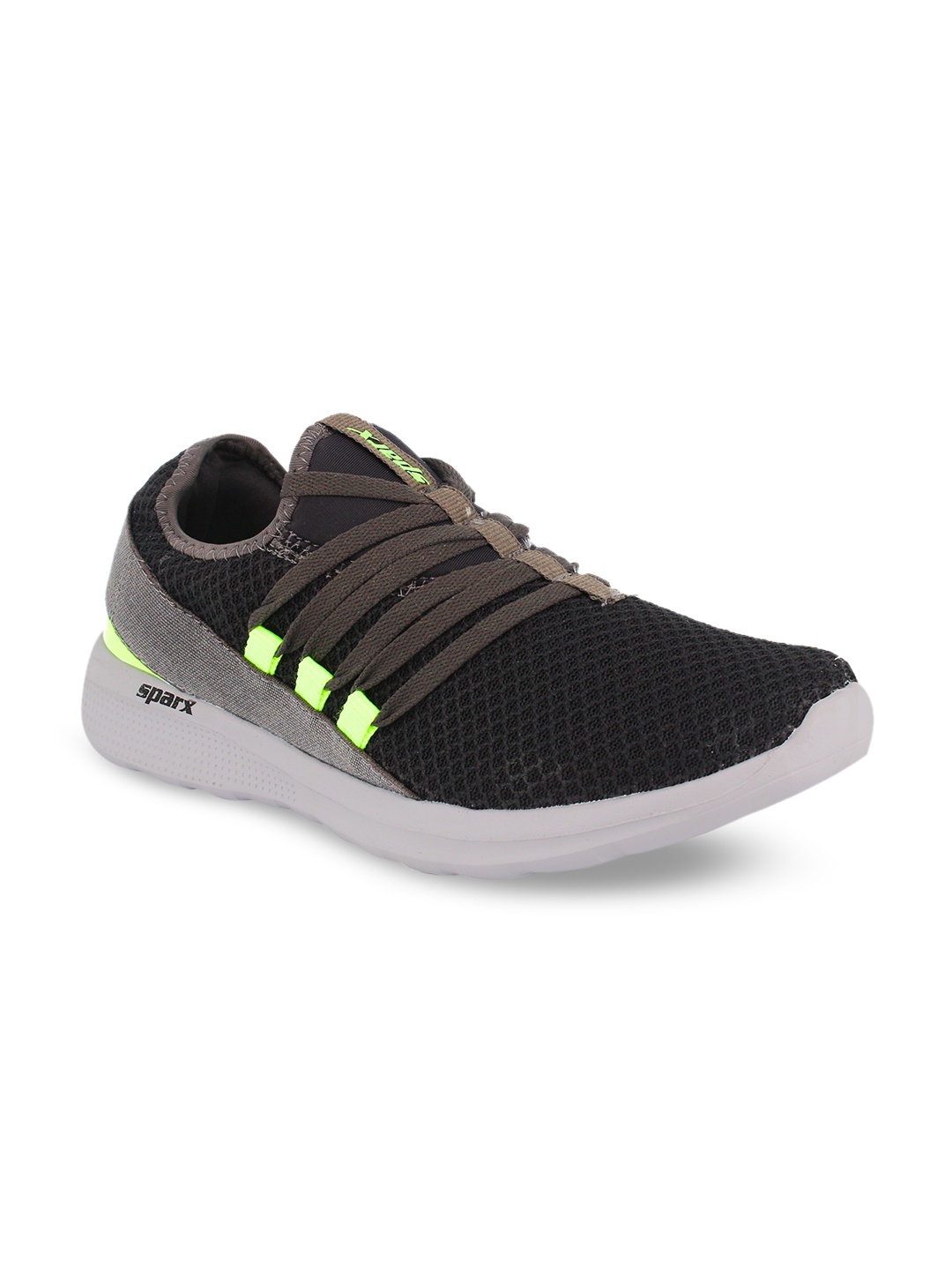 

Sparx Men Black Woven Design Running Shoes