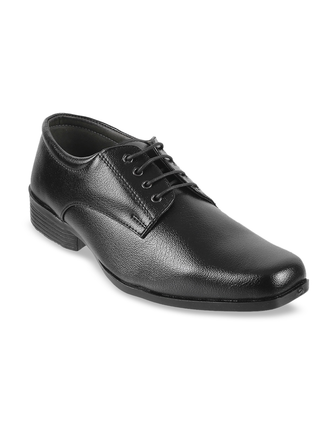 

WALKWAY by Metro Men Black Solid Formal Derbys
