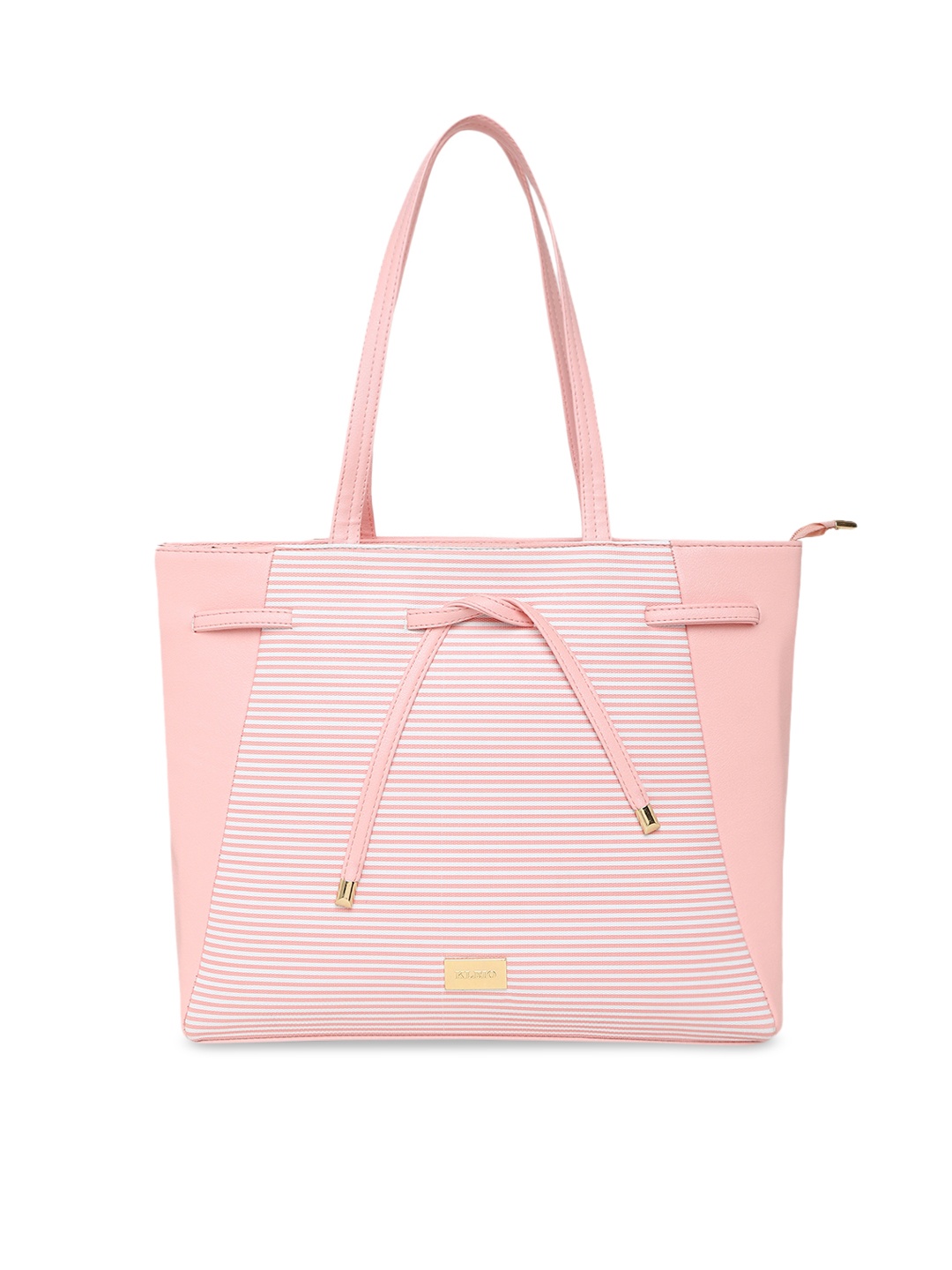 

KLEIO Stripe Shoulder Bag, Pink