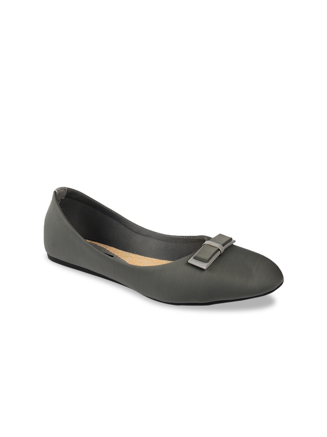 

WOMENS BERRY Women Grey Solid Ballerinas