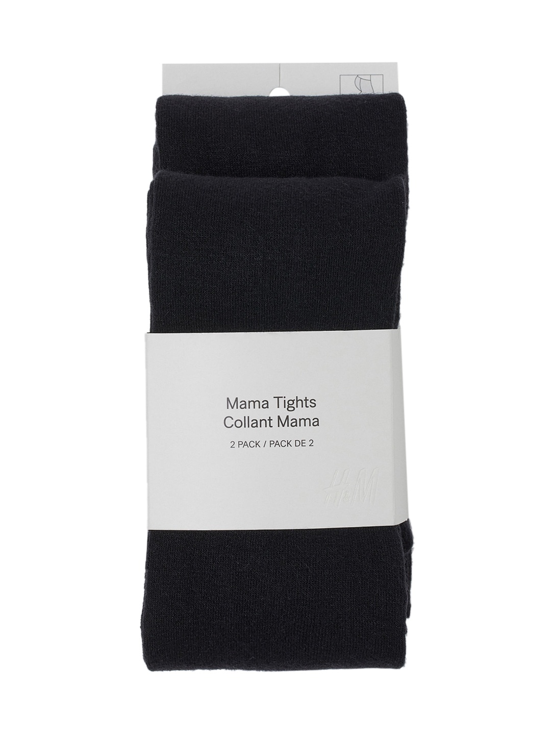 

H&M Women MAMA 2-Pack Tights, Black