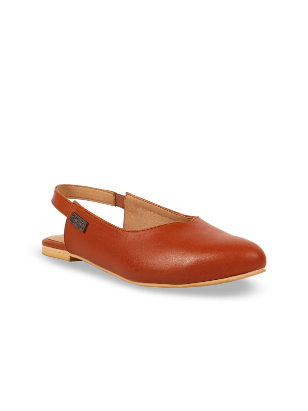 

Kenneth Cole Women Tan Brown Solid Leather Mules