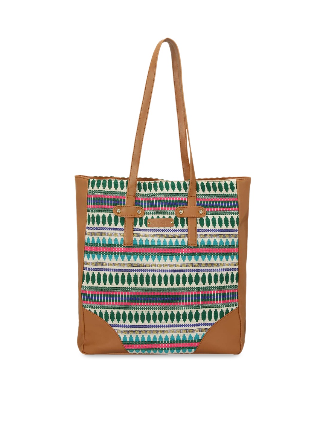 

KLEIO Women Jacquard Weave Tote Bag, Multi