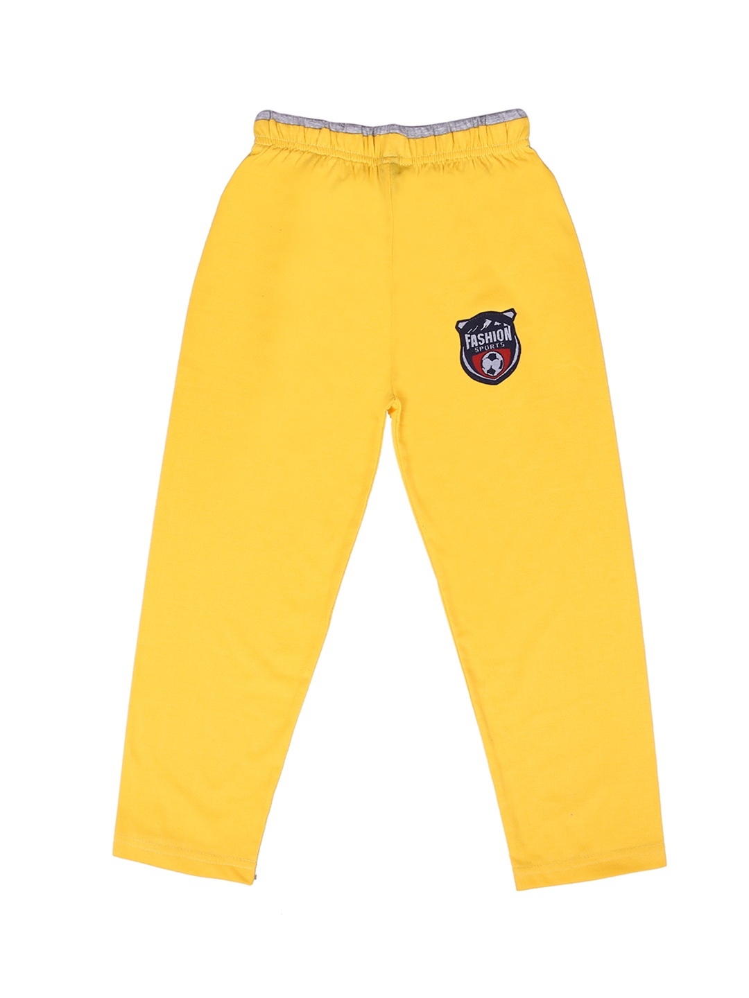

SWEET ANGEL Girls Yellow Solid Straight-Fit Track Pants