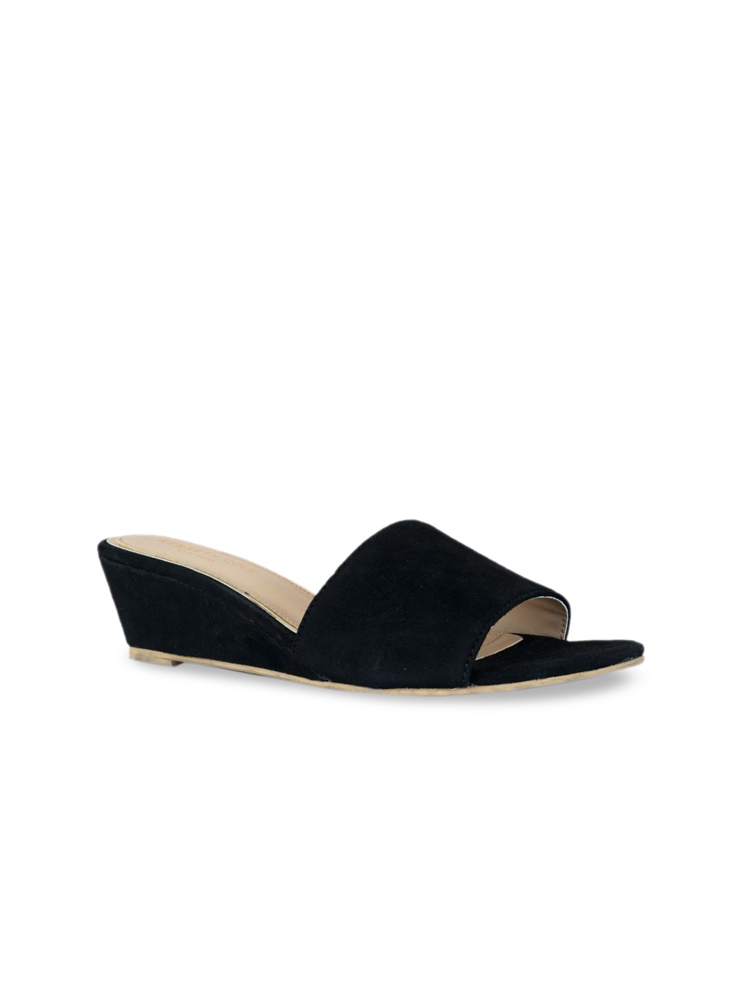 

Kenneth Cole Women Black Solid Leather Wedges