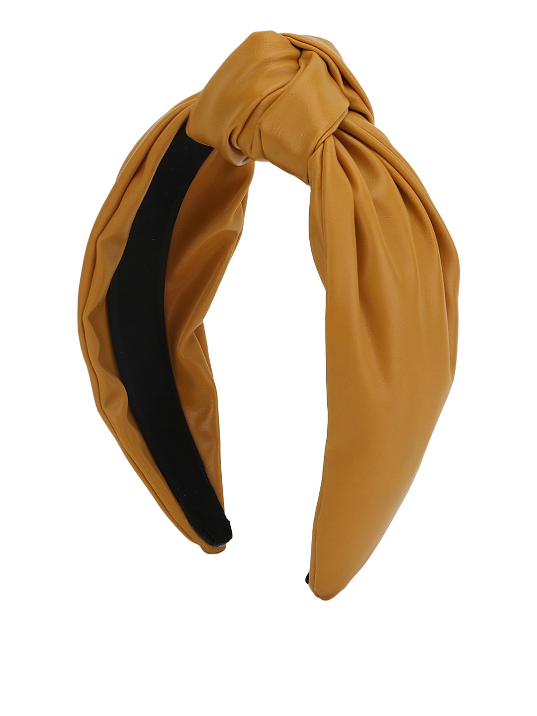 

Kazo Mustard Yellow Knot Style Hairband
