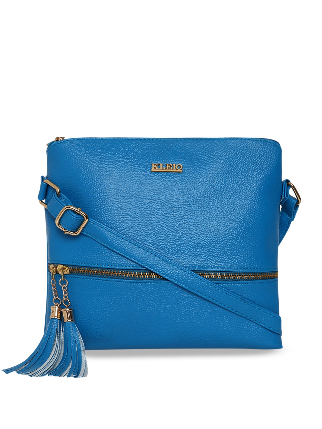 

KLEIO Tassel Sling Bag, Blue