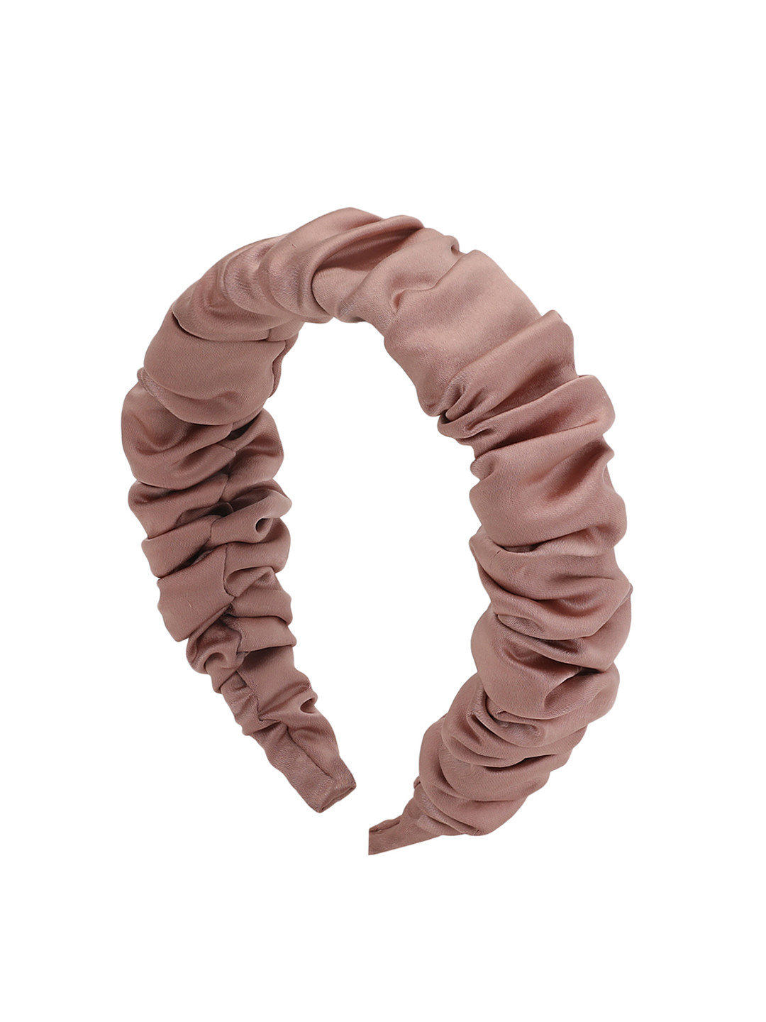 

Kazo Pink Solid Pleated Hairband