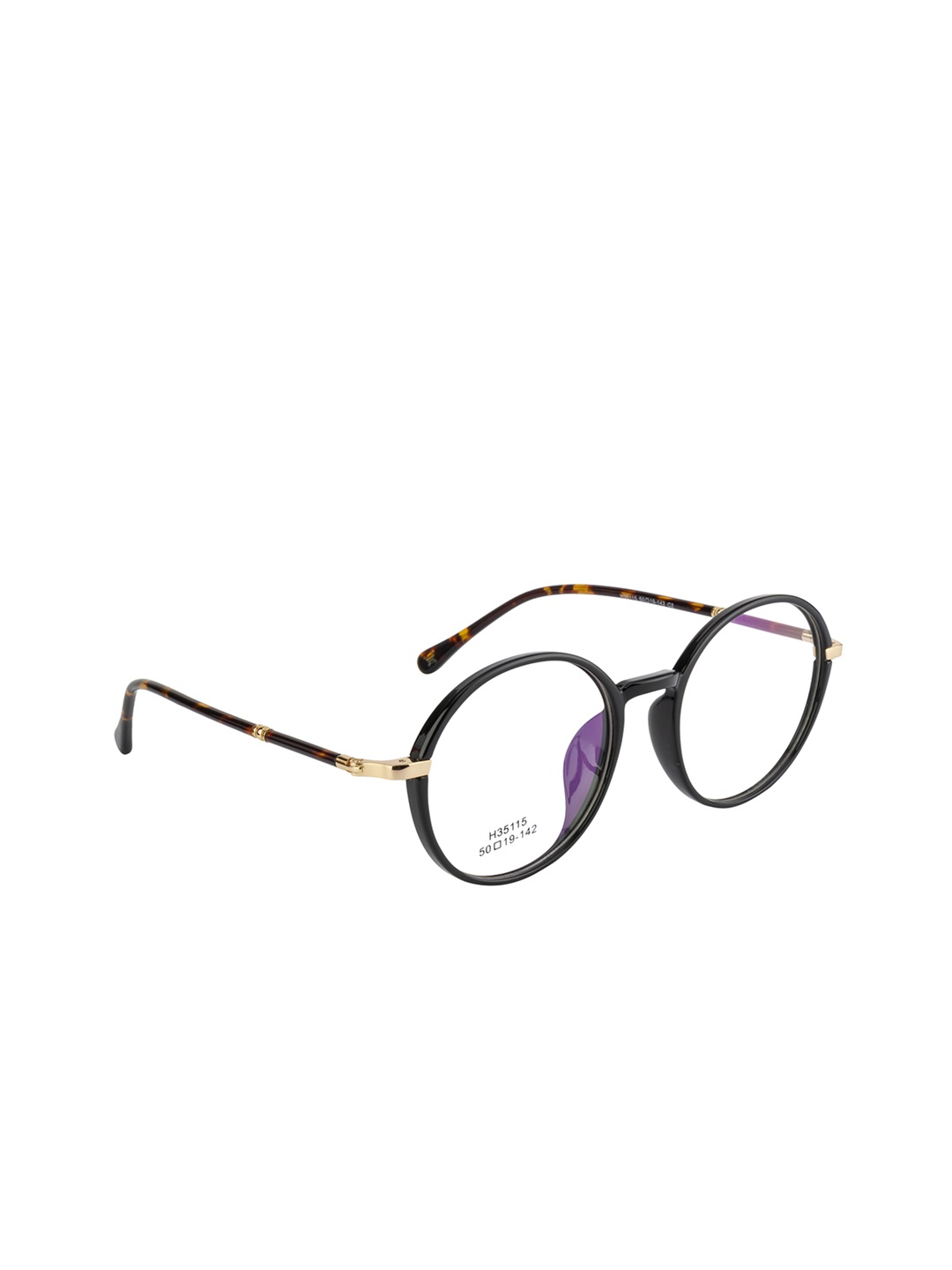

Clark N Palmer Unisex Black Tortoise Shell Full Rim Round Frames CNP-H35115-C2